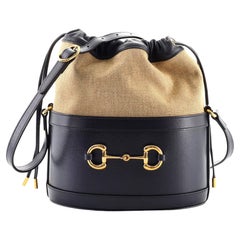 Gucci Horsebit 1955 Bucket Crossbody Bag Leather Small