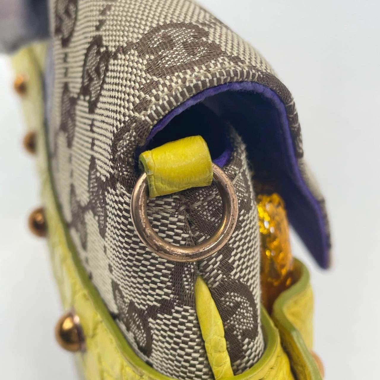 Gucci Horsebit 1955 Chain bag with embellished snake head buckle 8