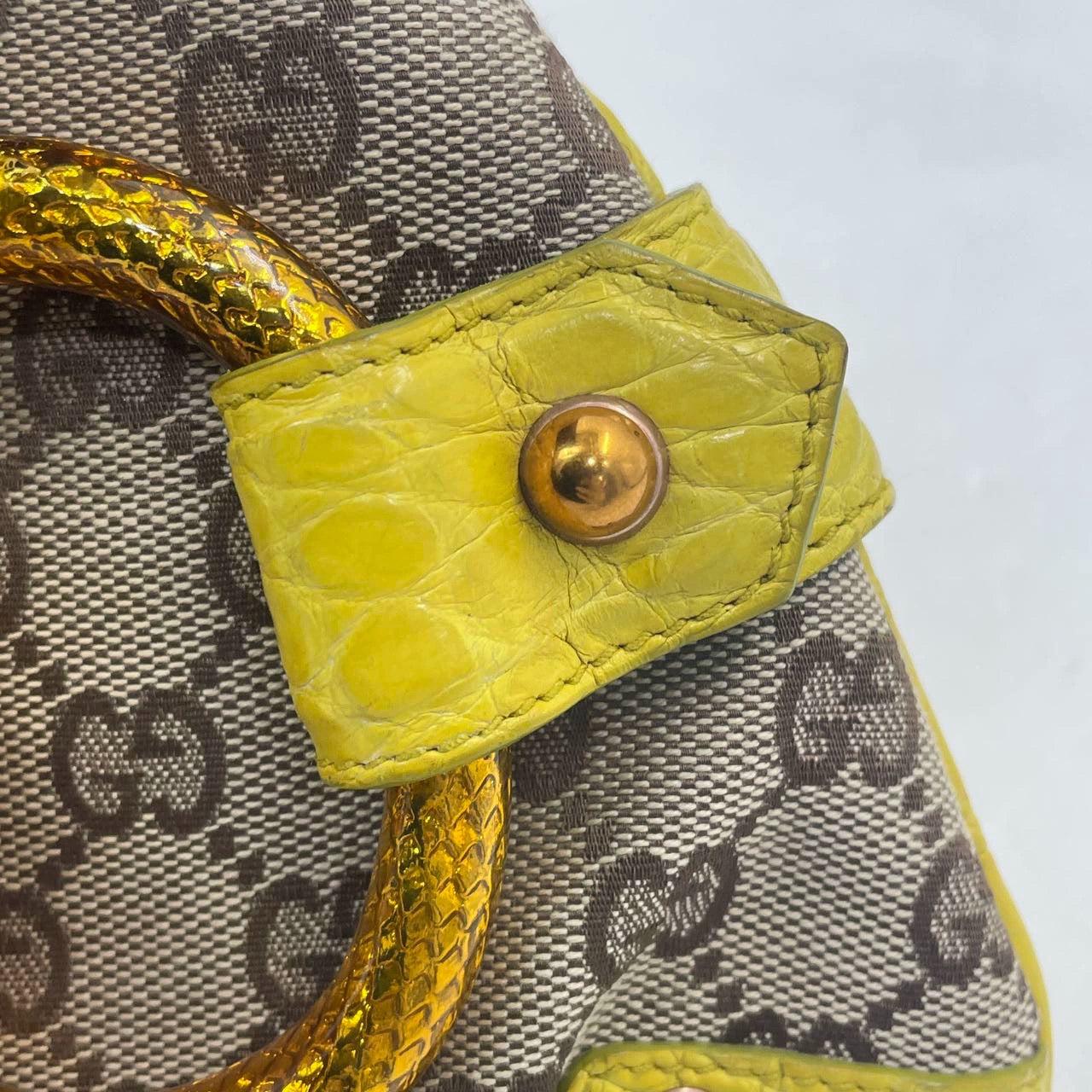 Gucci Horsebit 1955 Chain bag with embellished snake head buckle 9