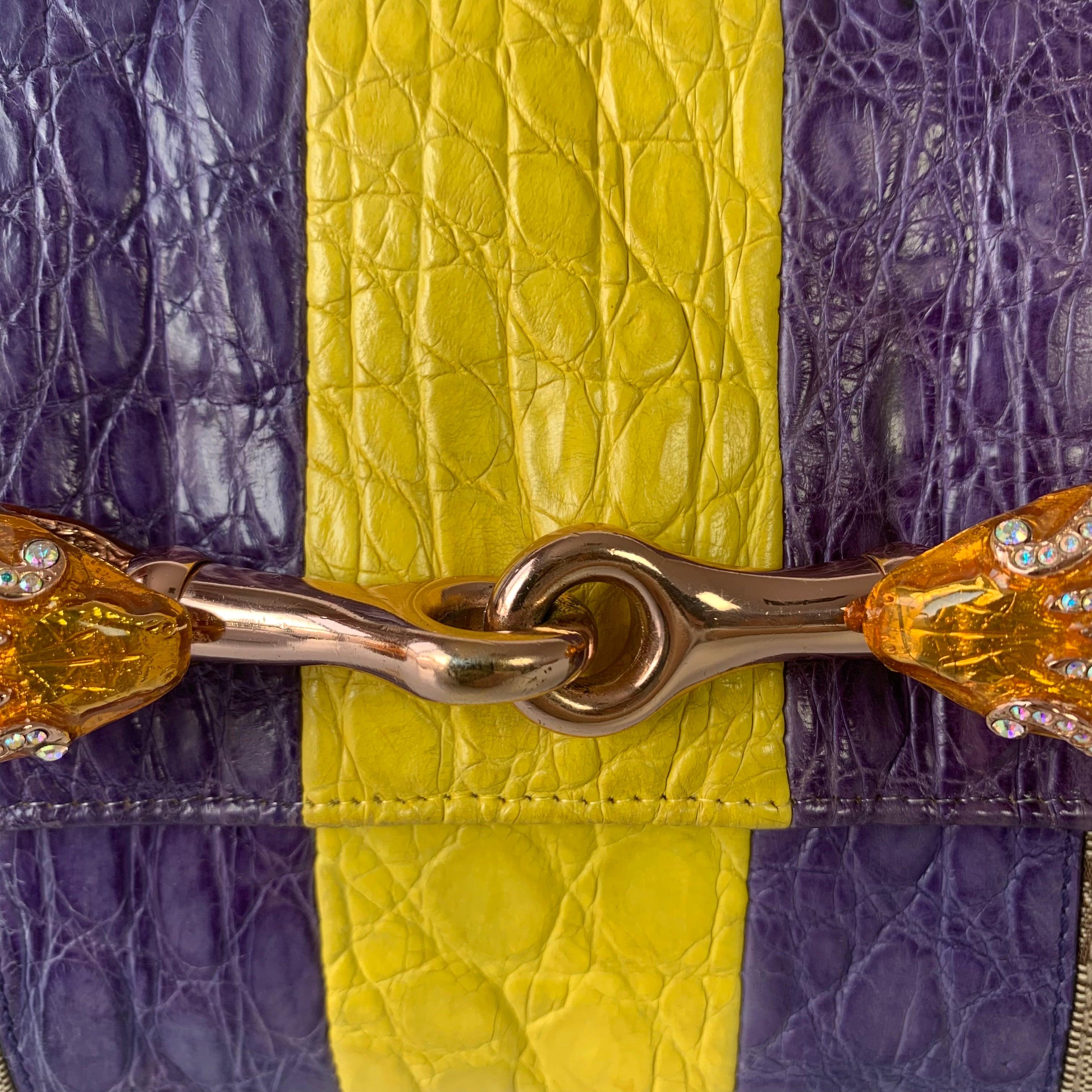 Gucci Horsebit 1955 Chain bag with embellished snake head buckle 11