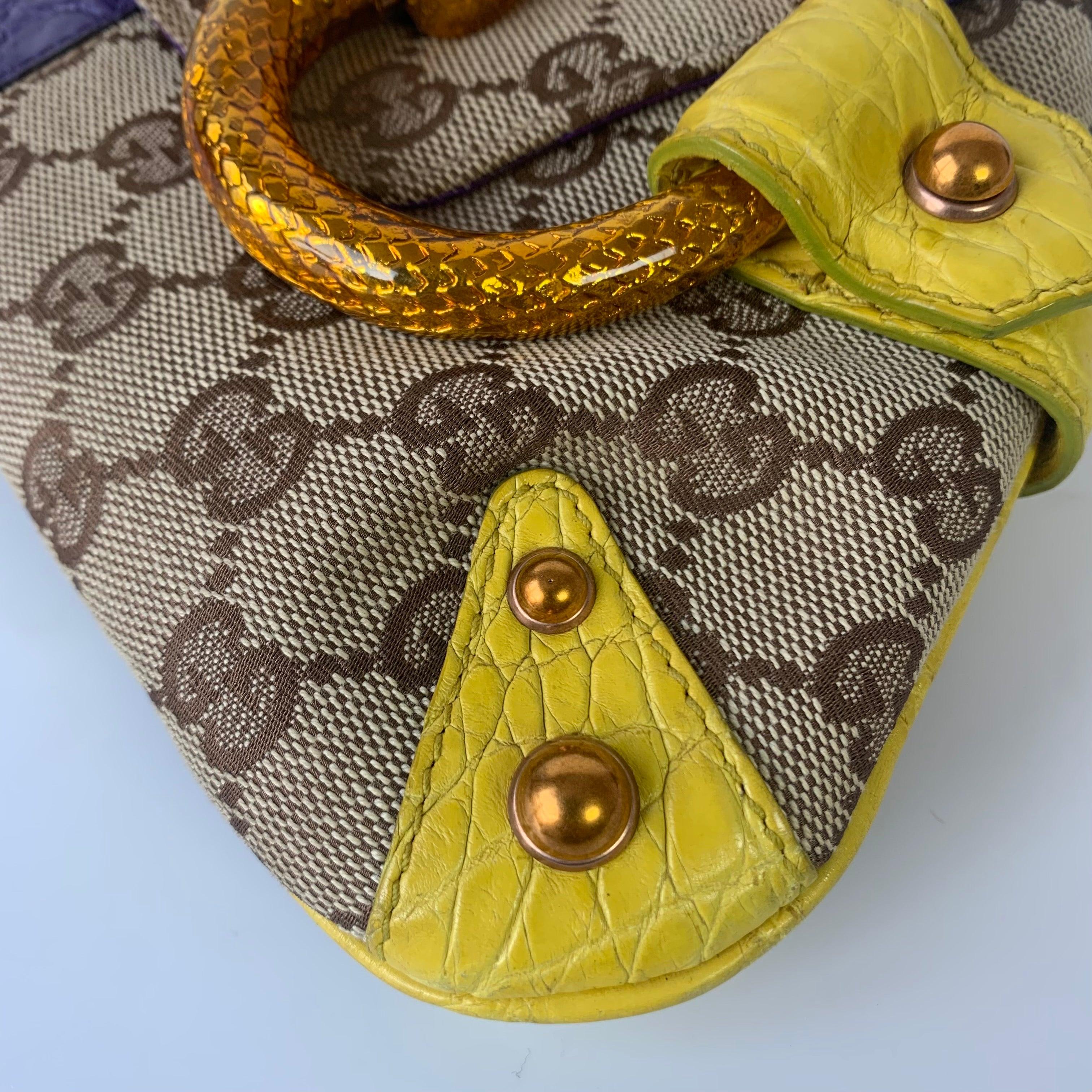 Gucci Horsebit 1955 Chain bag with embellished snake head buckle 15