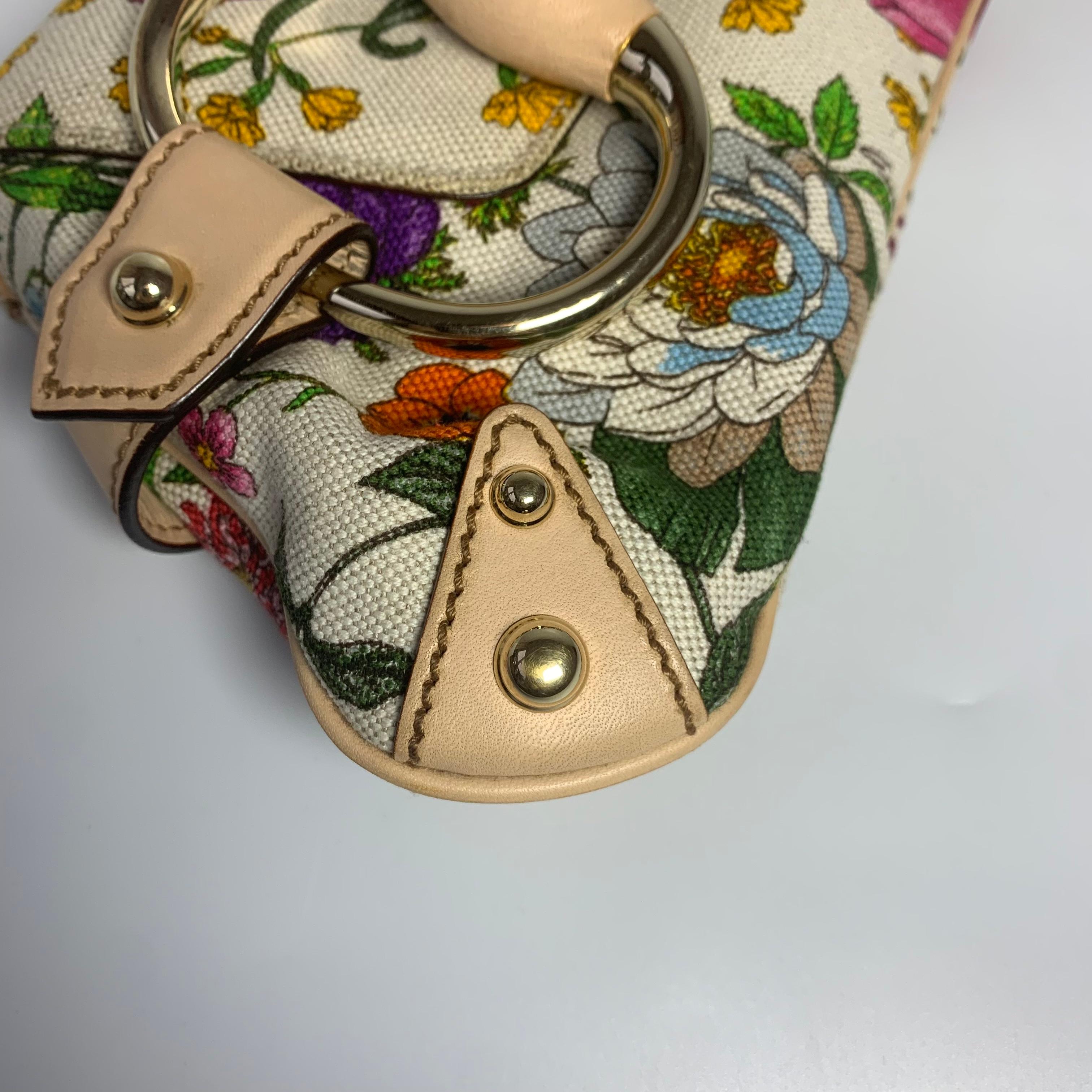 Gucci Horsebit 1955 Chain Shoulder bag in Limited edition floral print 10