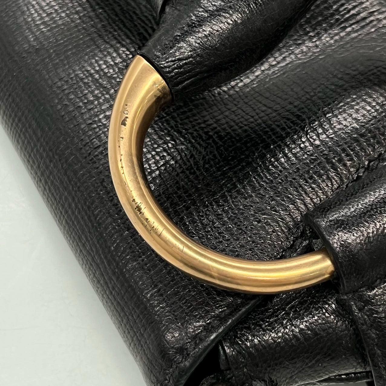 Gucci Horsebit 1955 Chain Shoulder bag Large Black Leather 8