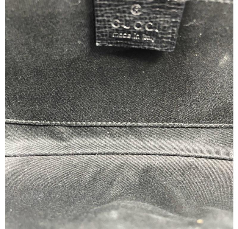 Gucci Horsebit 1955 Chain Shoulder bag Large Black Leather 9