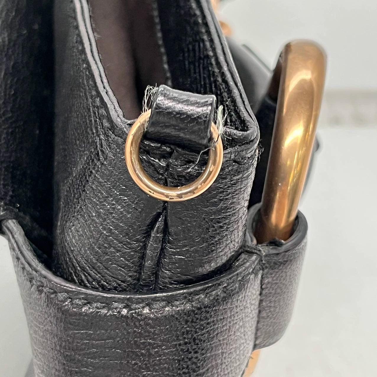 Gucci Horsebit 1955 Chain Shoulder bag Large Black Leather 14