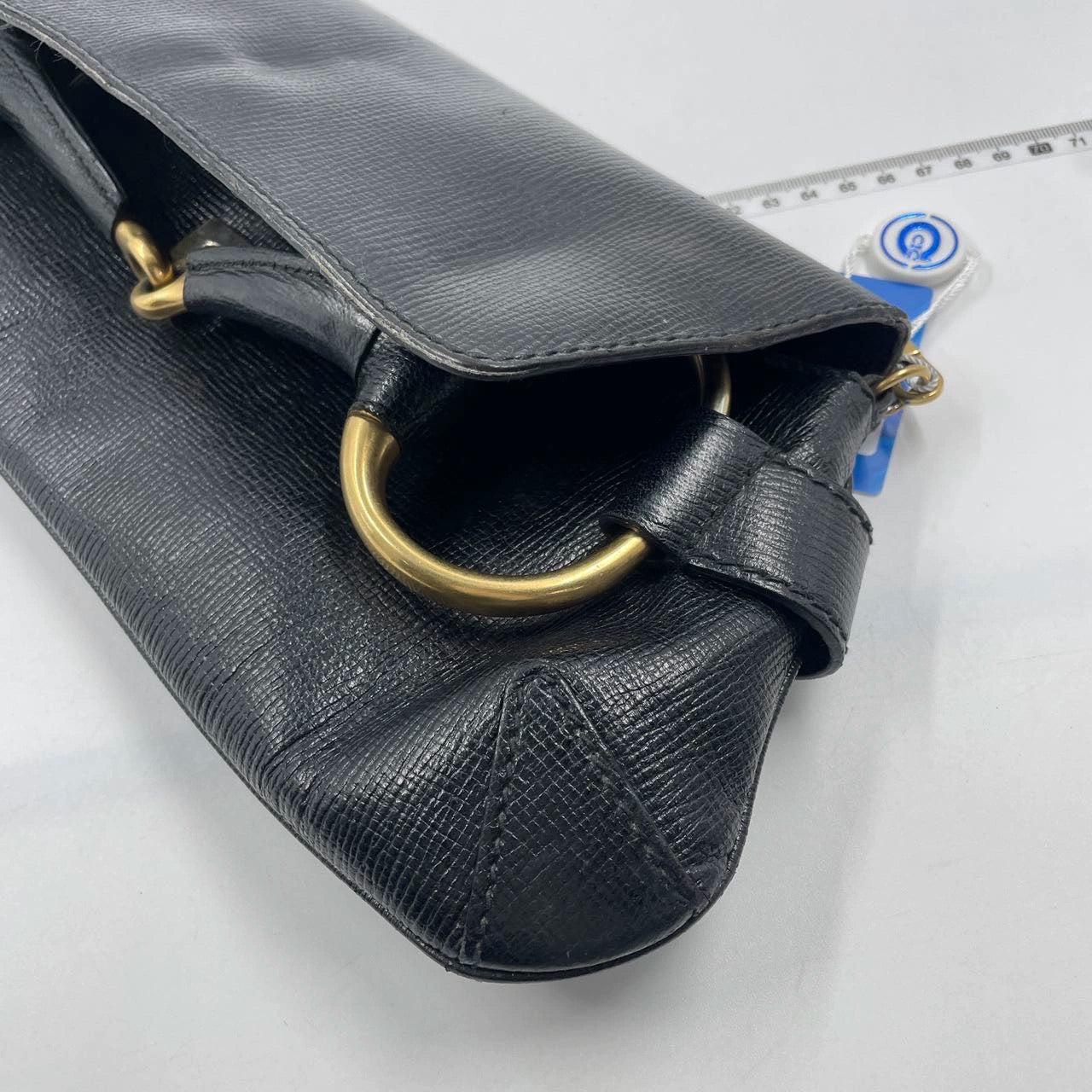 Gucci Horsebit 1955 Chain Shoulder bag Large Black Leather 4