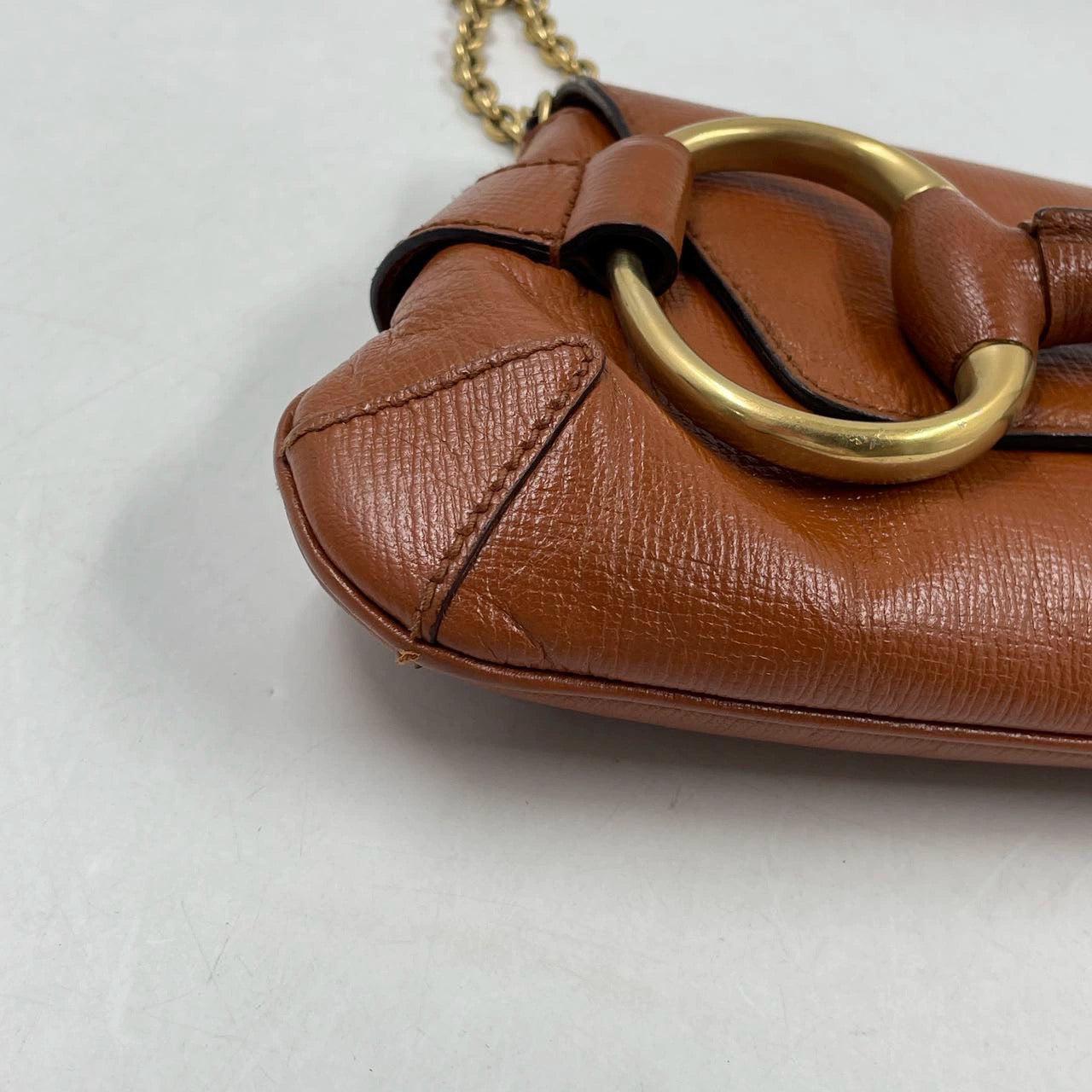 Gucci Horsebit 1955 - Grand sac à bandoulière en cuir de camel 9