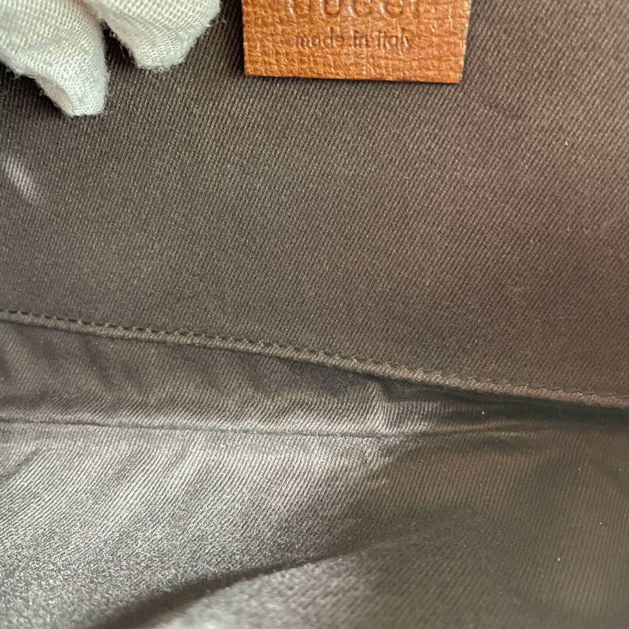 Gucci Horsebit 1955 - Grand sac à bandoulière en cuir de camel 4