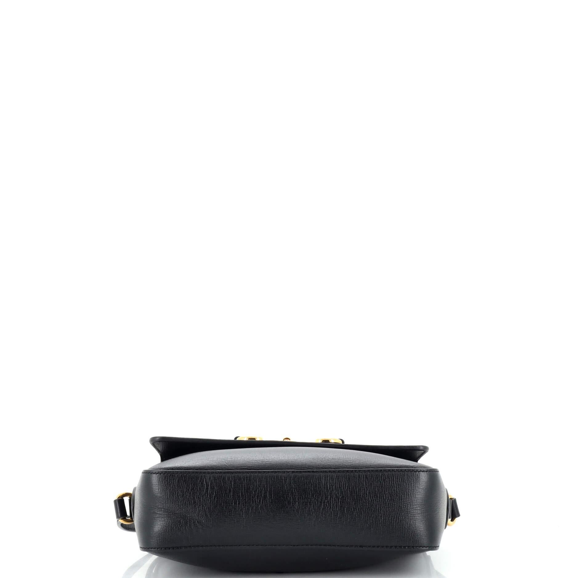 Women's or Men's Gucci Horsebit 1955 Flap Pocket Camera Bag Leather Small