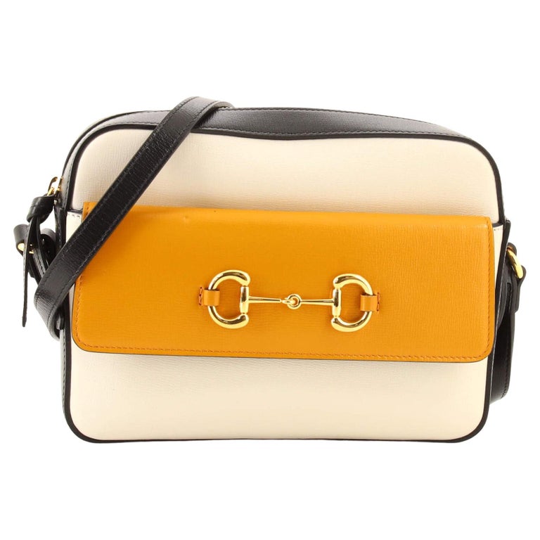 Gucci Horsebit 1955 Flap Pocket Camera Bag Leather Small For Sale at 1stDibs