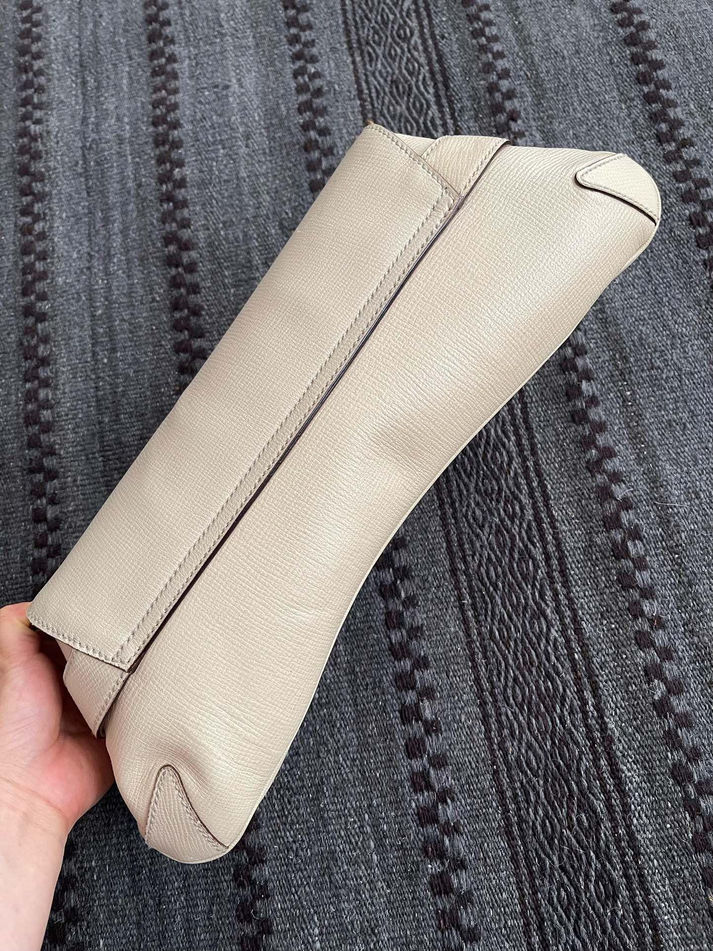 Gucci Horsebit 1955 grand sac à bandoulière en cuir blanc 2