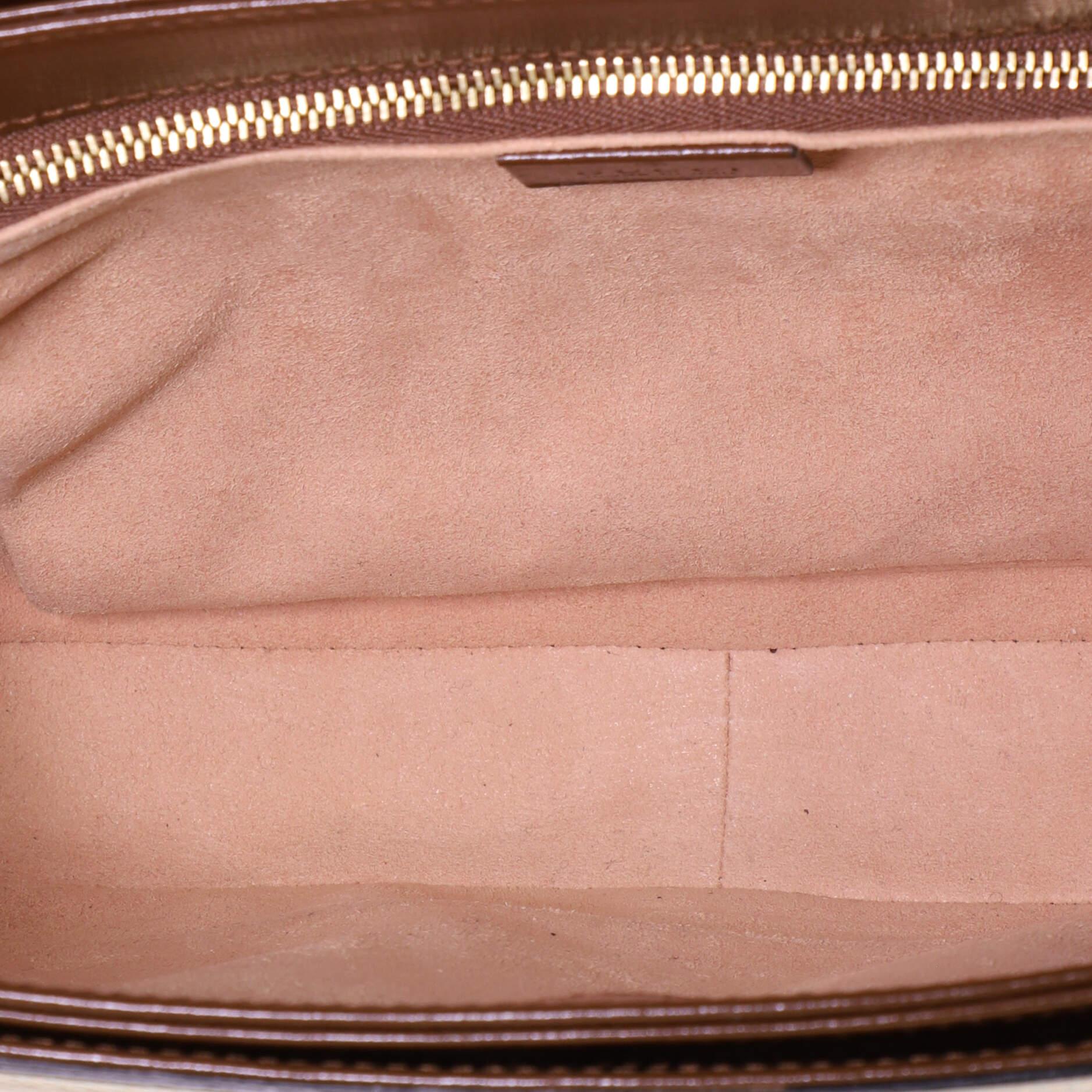 Women's or Men's Gucci Horsebit 1955 Shoulder Bag GG Coated Canvas Small