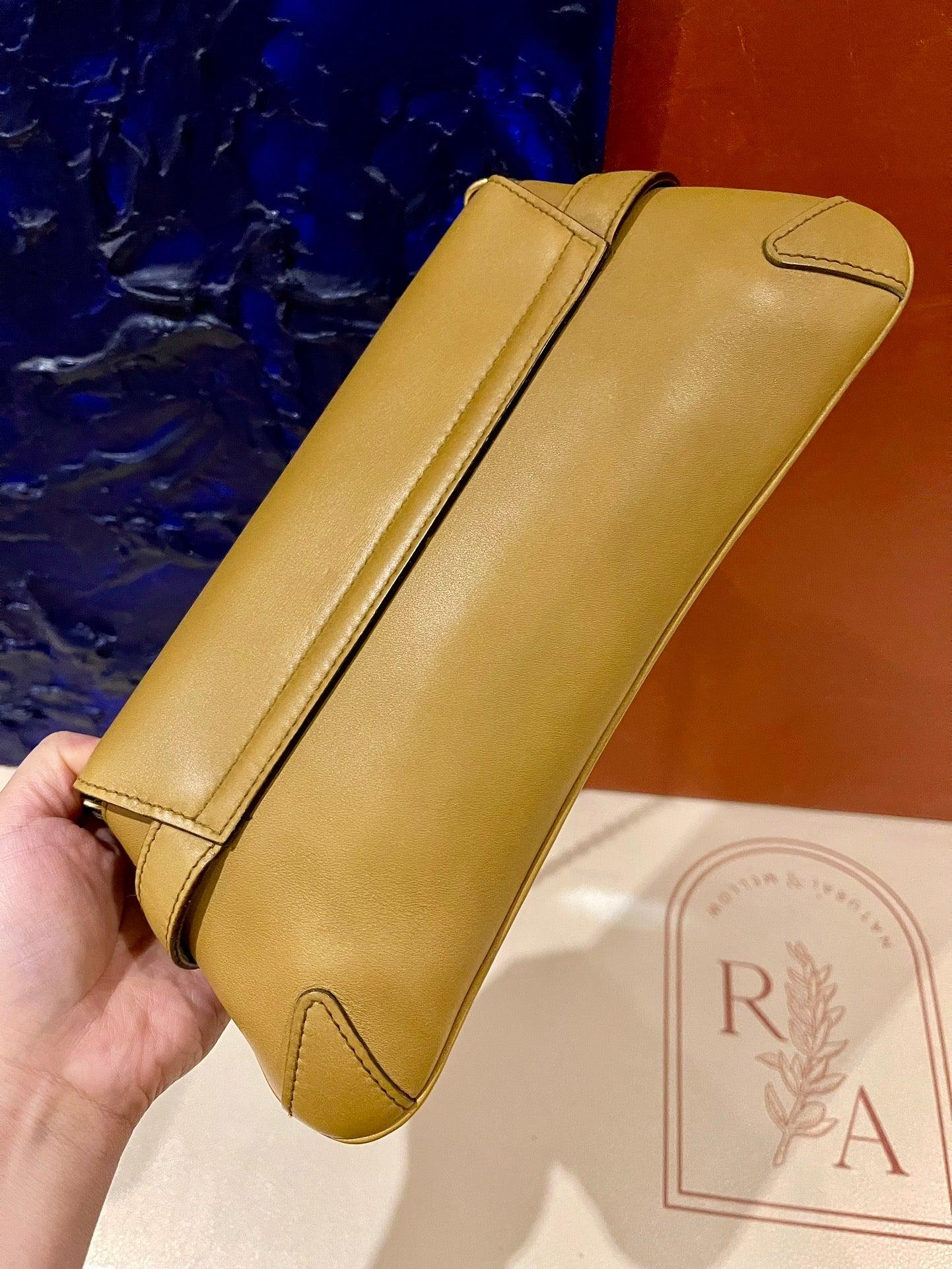 Gucci Horsebit 1955 Small Camel Leather Shoulder Bag 4