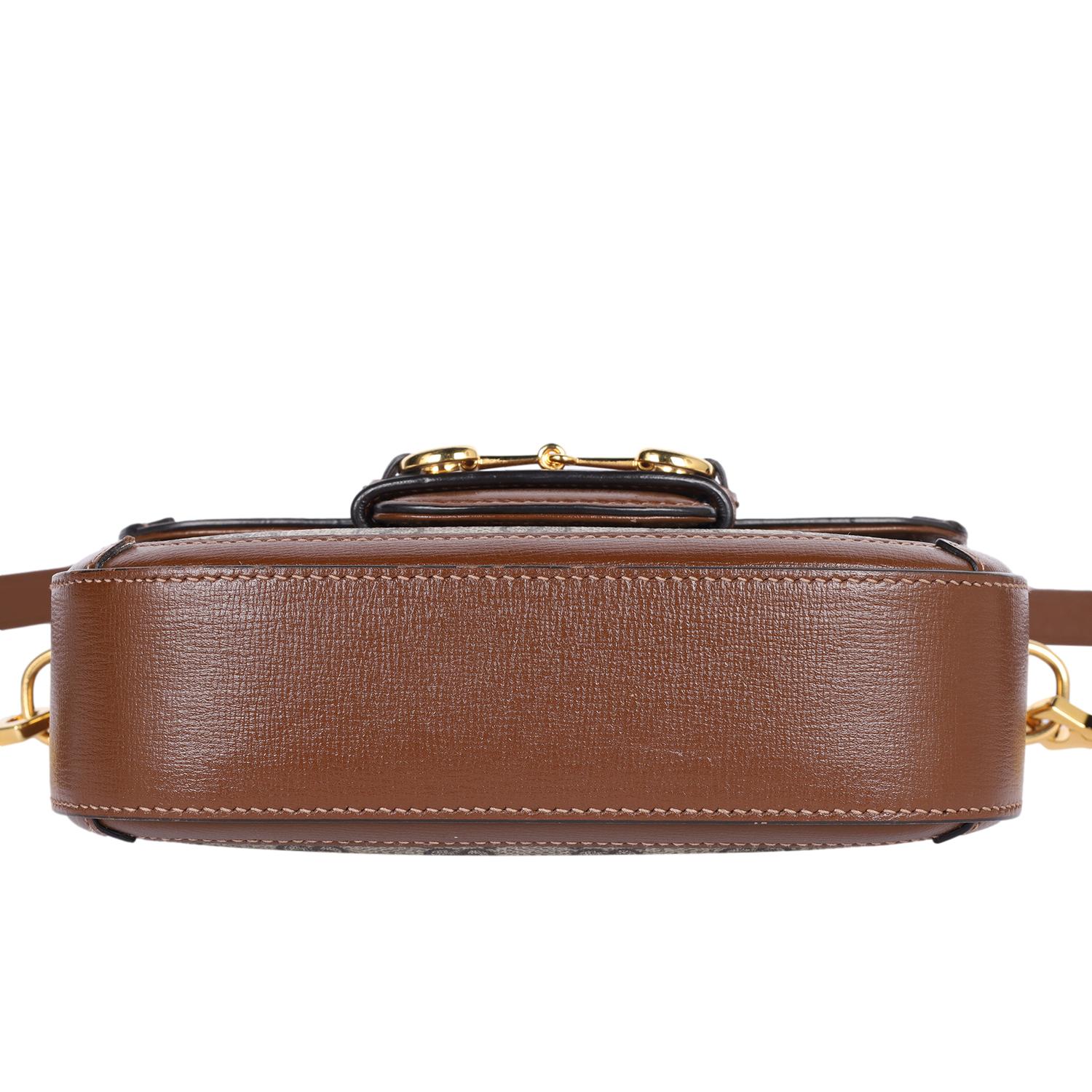 Gucci Horsebit 1955 borsa a tracolla piccola in GG Supreme Crossbody Bag 6