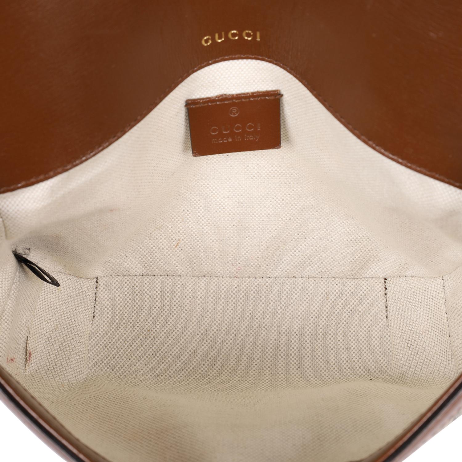 Gucci Horsebit 1955 borsa a tracolla piccola in GG Supreme Crossbody Bag 8