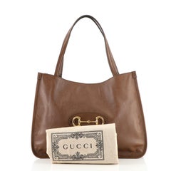 Gucci Horsebit 1955 Tote Leather Medium