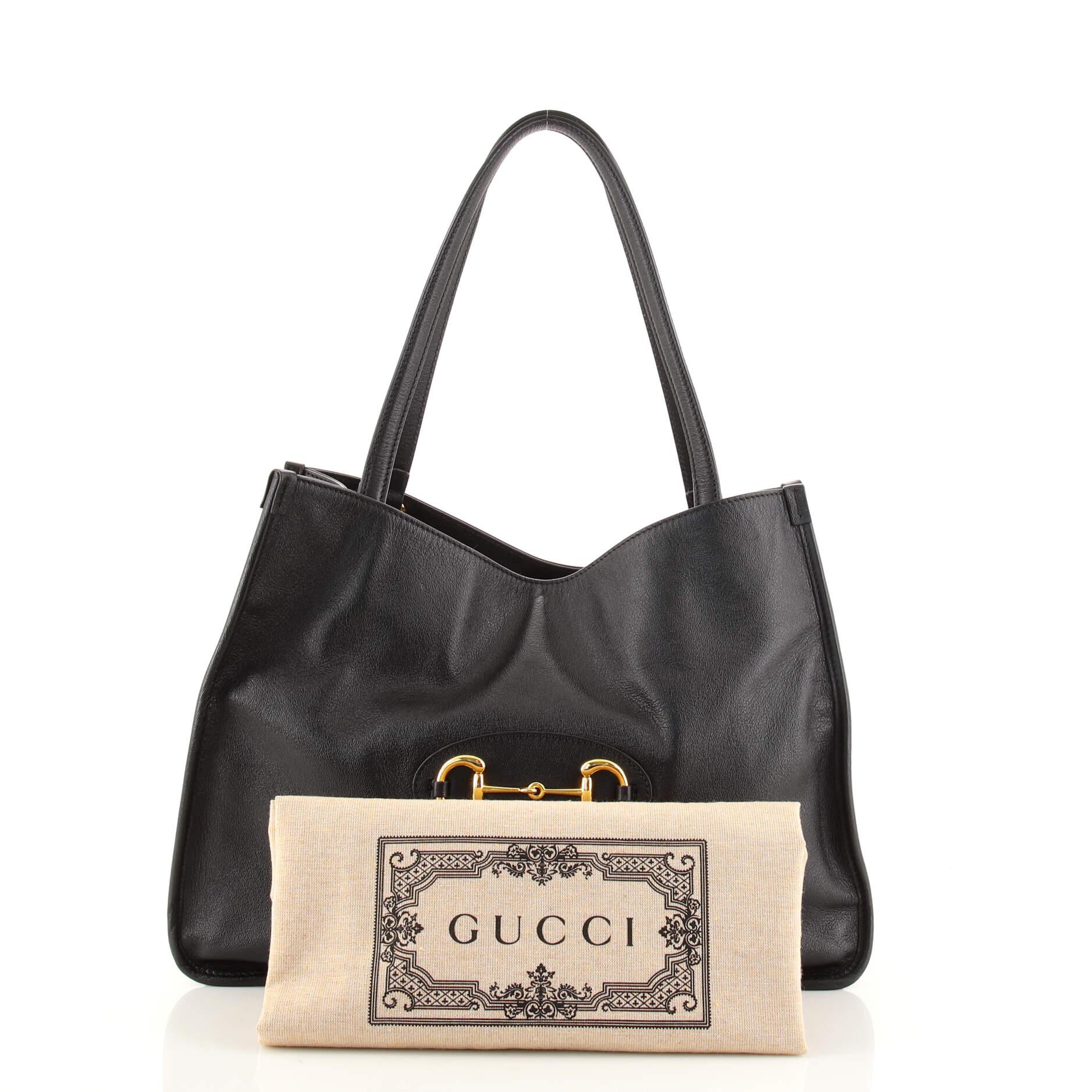Gucci Horsebit 1955 Tote Leather Medium at 1stDibs | gucci 1955