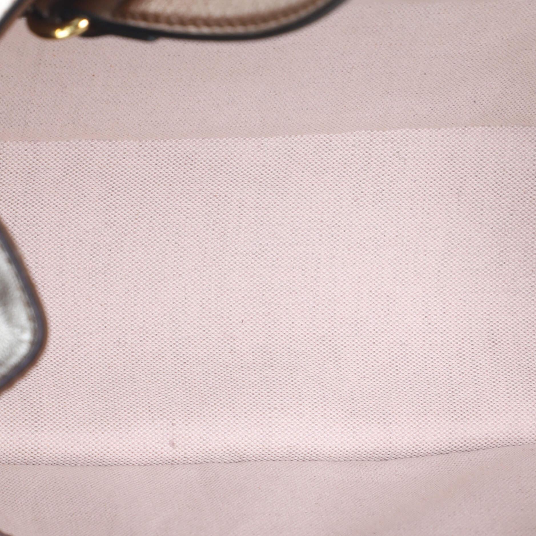 Brown Gucci Horsebit 1955 Tote Leather Medium
