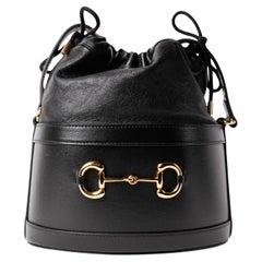 Gucci Horsebit 1995 Eimer Medium Schwarz