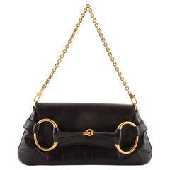 Gucci Horsebit Chain Clutch Leather Medium