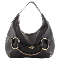 Gucci Horsebit Chain Hobo Leather Large