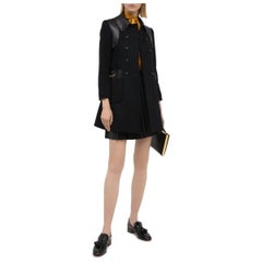 Gucci Horsebit-detail Double-breasted Wool Coat IT46