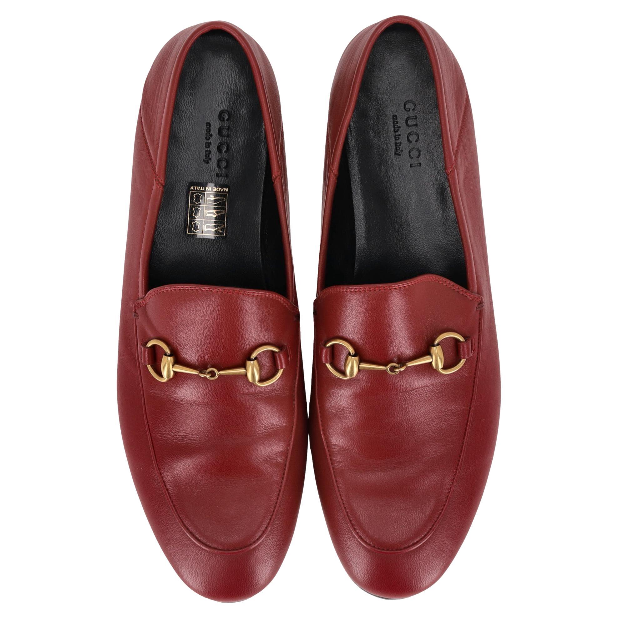 Gucci - Mocassins en cuir Jordaan avec détails en mors de cheval