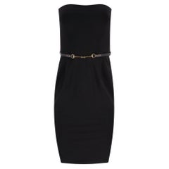 Gucci Horsebit-Detail Strapless Dress