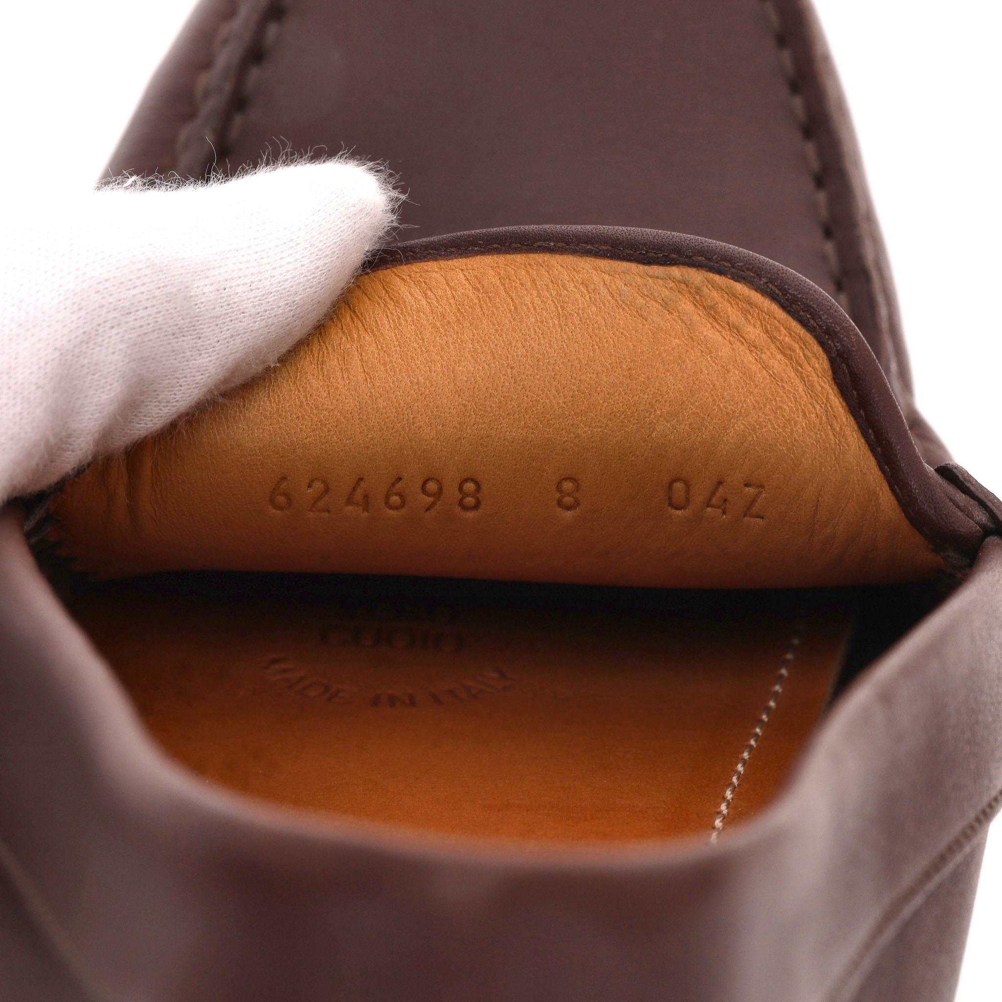Gucci Horsebit Detail Web Stripe Leather Loafers For Sale 3