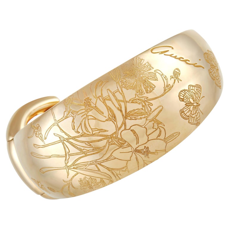 Gucci Gold Horsebit Bracelet - 5 For Sale on 1stDibs
