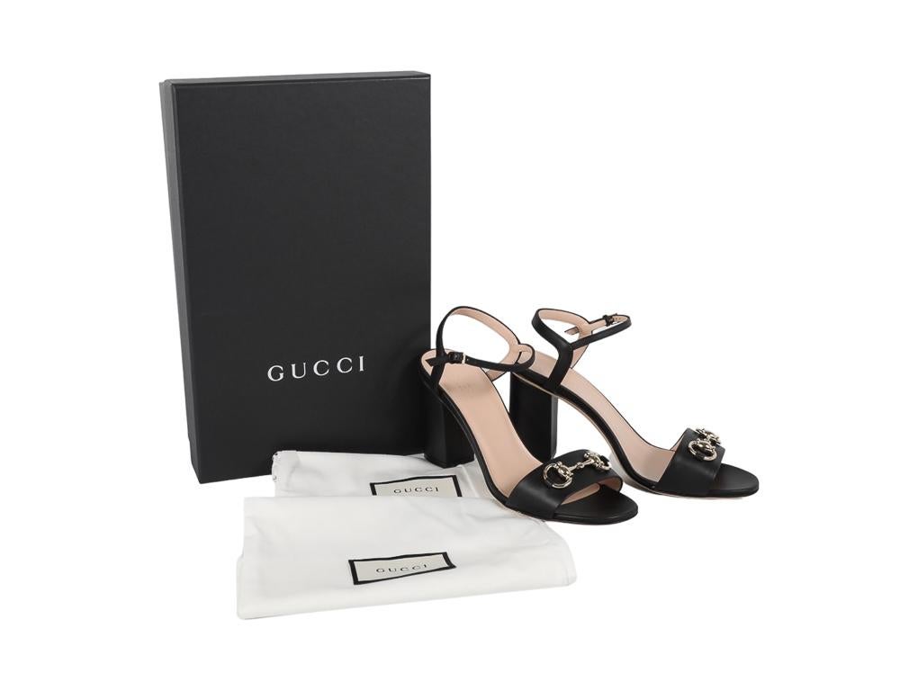 Gucci Horsebit heels Shoes Leather Black 5