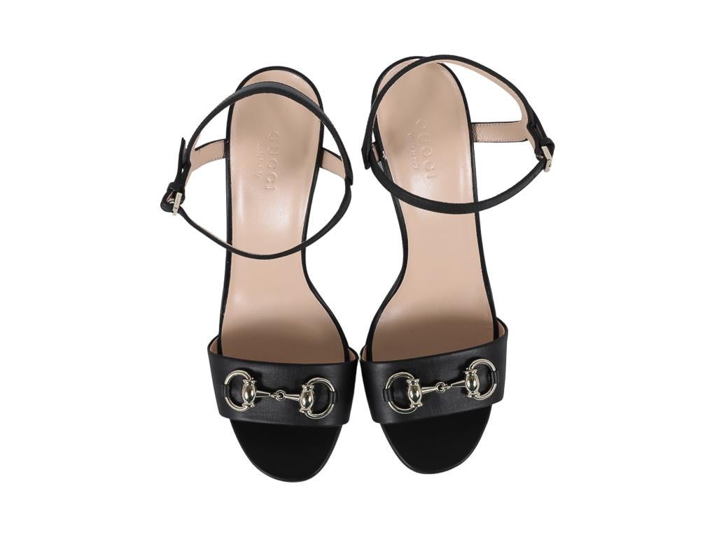 Gucci Horsebit heels Shoes Leather Black 2