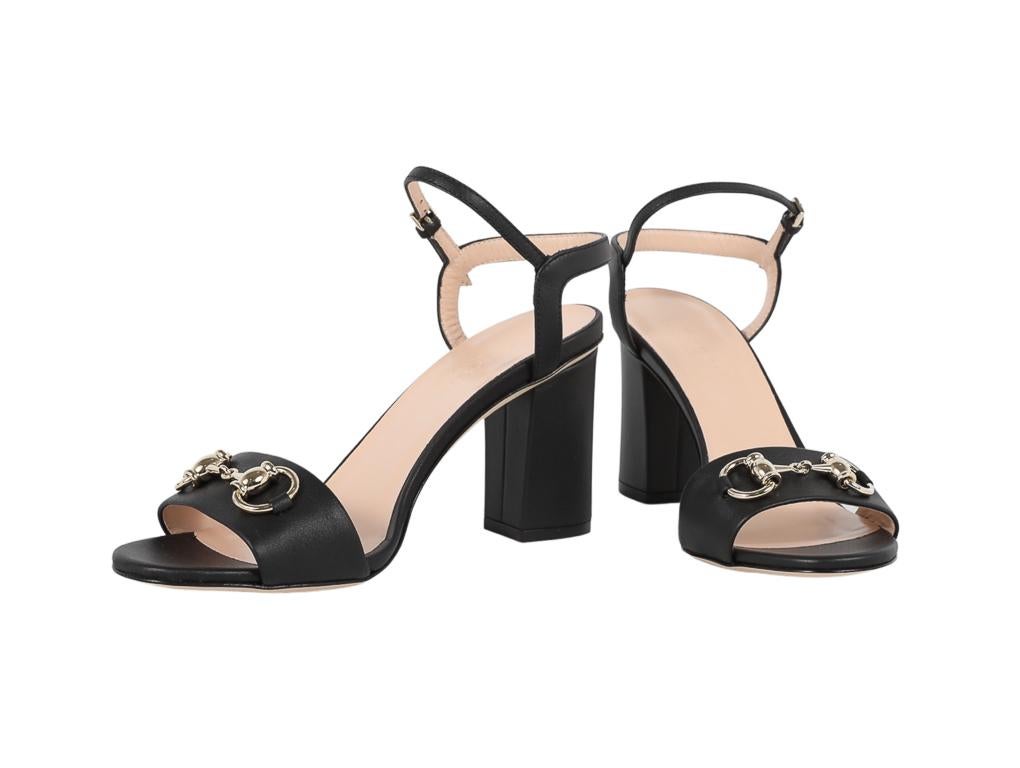 Gucci Horsebit heels Shoes Leather Black For Sale 3