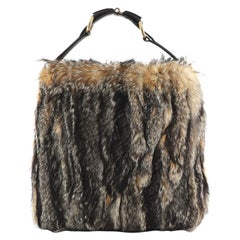 Gucci Horsebit Hobo Fur Large Gucci Horsebit Hobo Fur Large