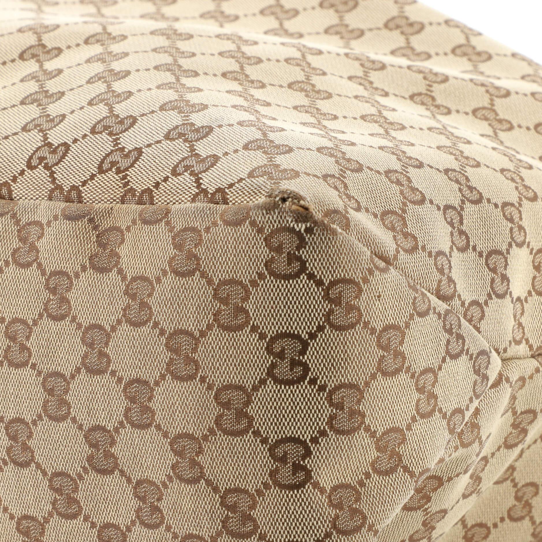 Women's or Men's Gucci Horsebit Hobo GG Canvas Large