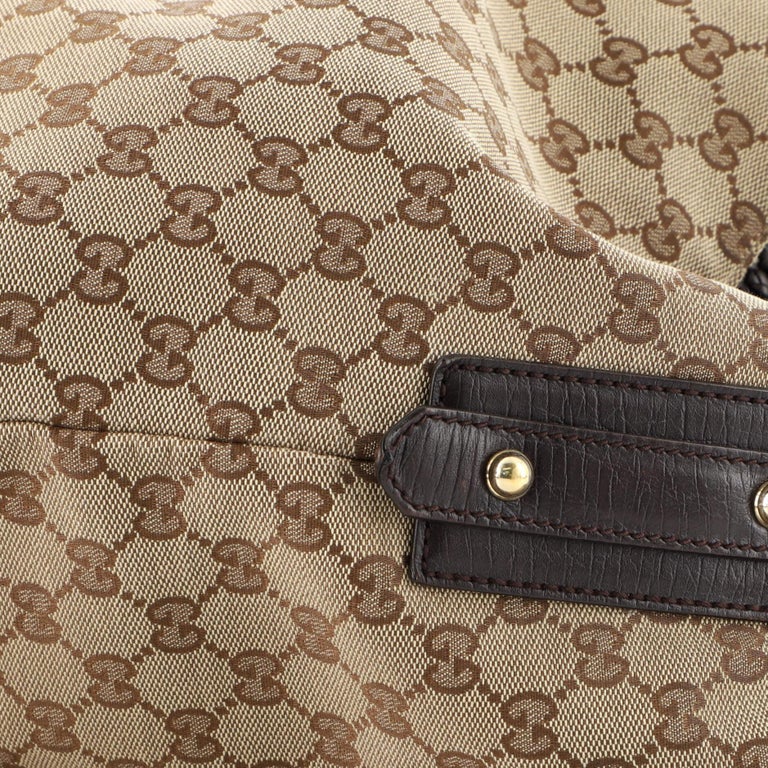 Gucci Horsebit Hobo GG Canvas Large at 1stDibs