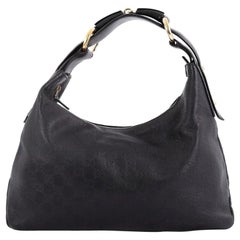 Gucci Horsebit Hobo Guccissima Leather Medium