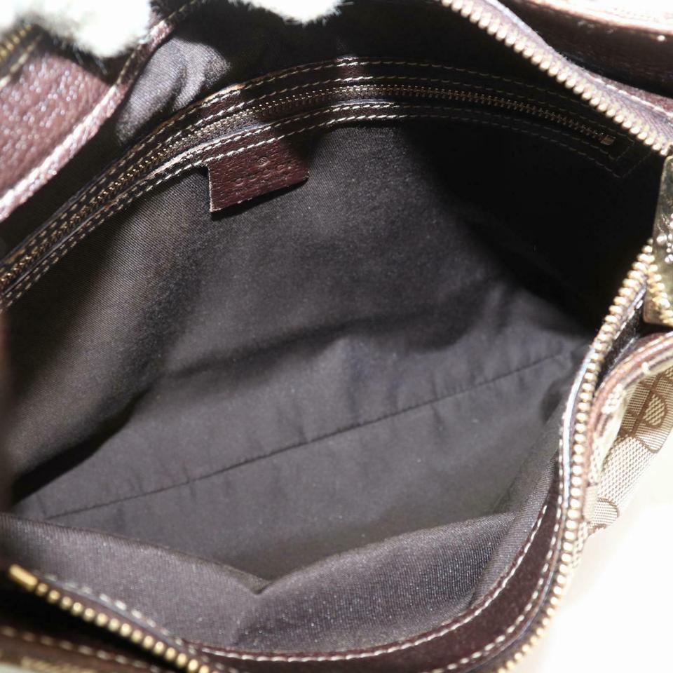 Gucci Horsebit Hobo [leprix] Monogram 871254 Brown Canvas Shoulder Bag 6