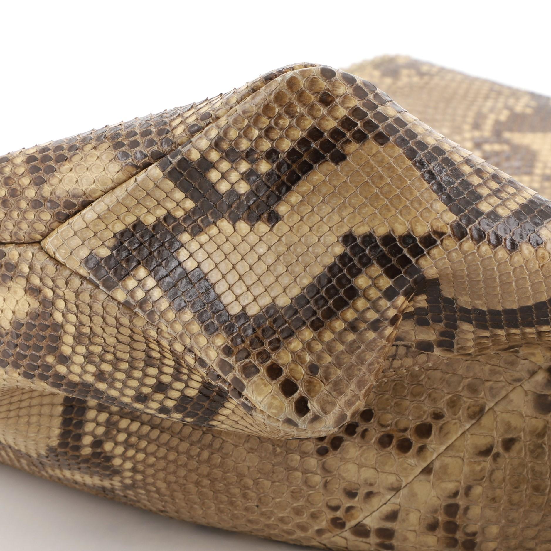 Horsebit Hobo Python von Gucci, groß 2