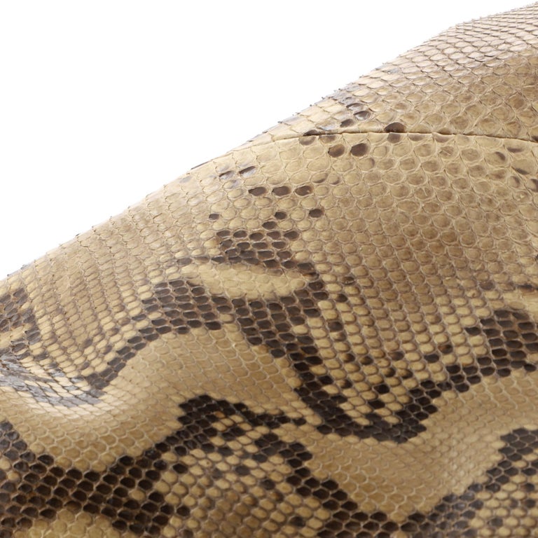 gucci vintage gold python horsebit hobo bag for sale... Gucci Horsebit Hobo Python Large at 1stDibs