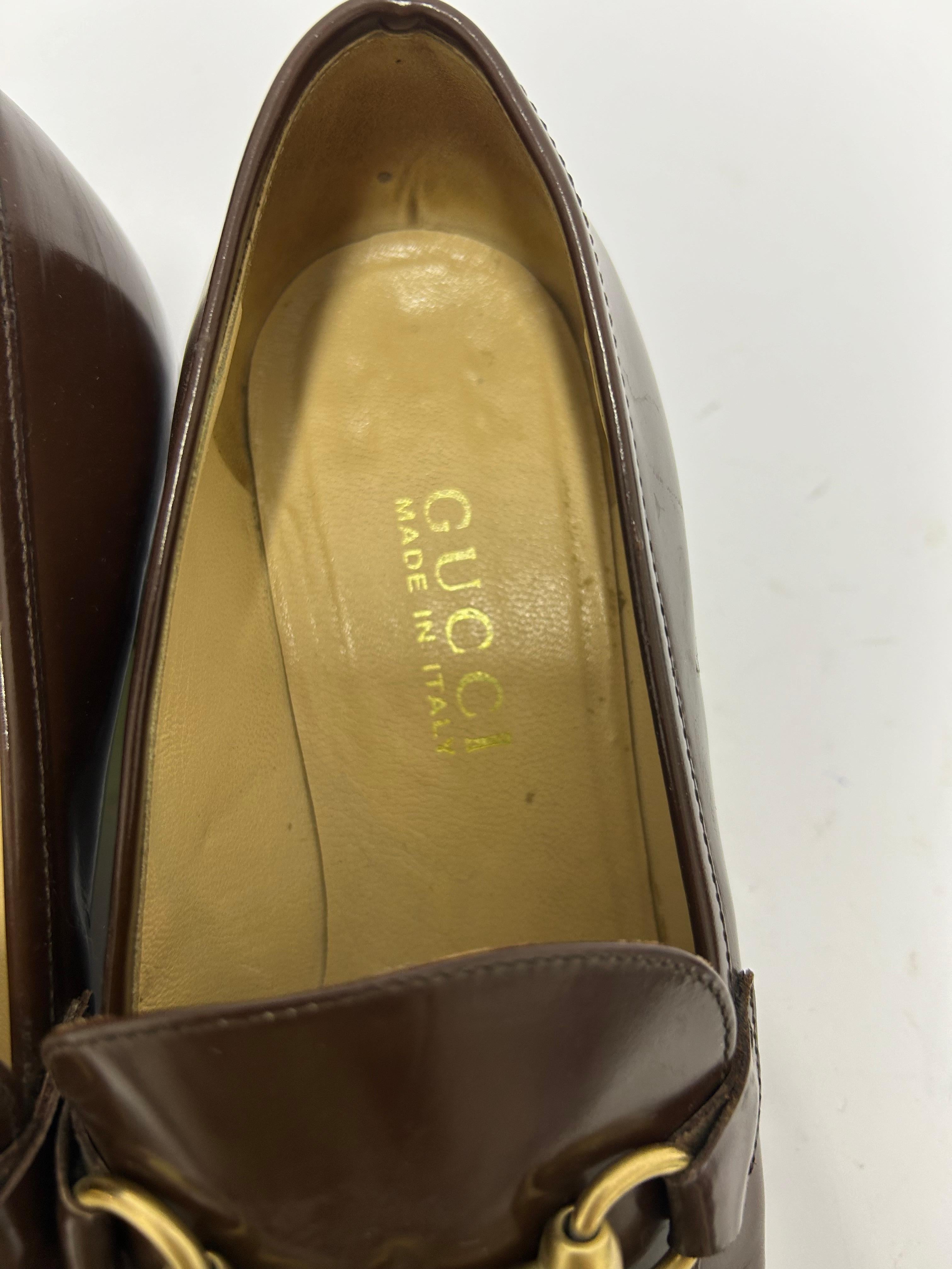 Gucci Horsebit Loafers aus Leder, Größe EU 36,5 im Angebot 6