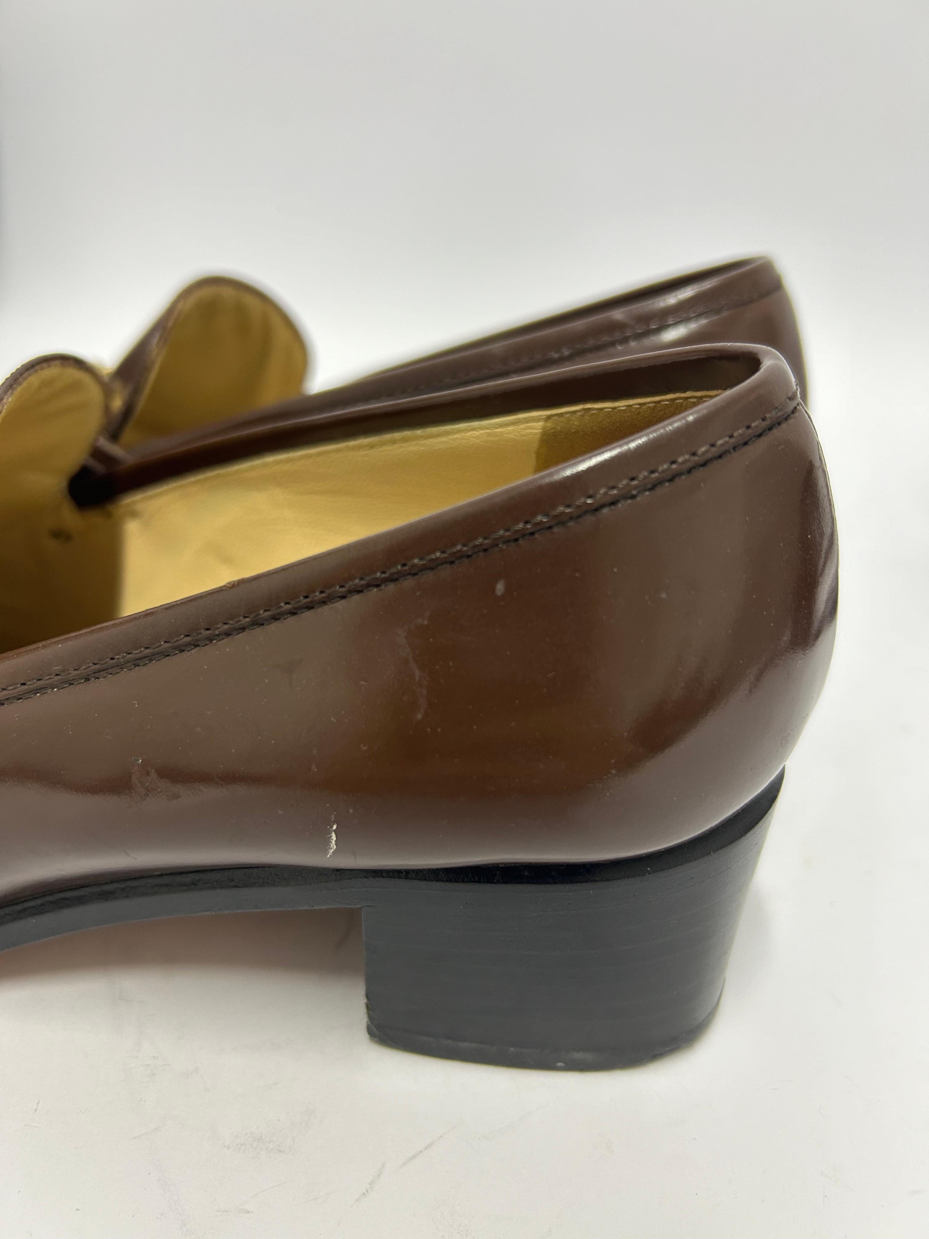 Gucci Horsebit Loafers aus Leder, Größe EU 36,5 im Angebot 7