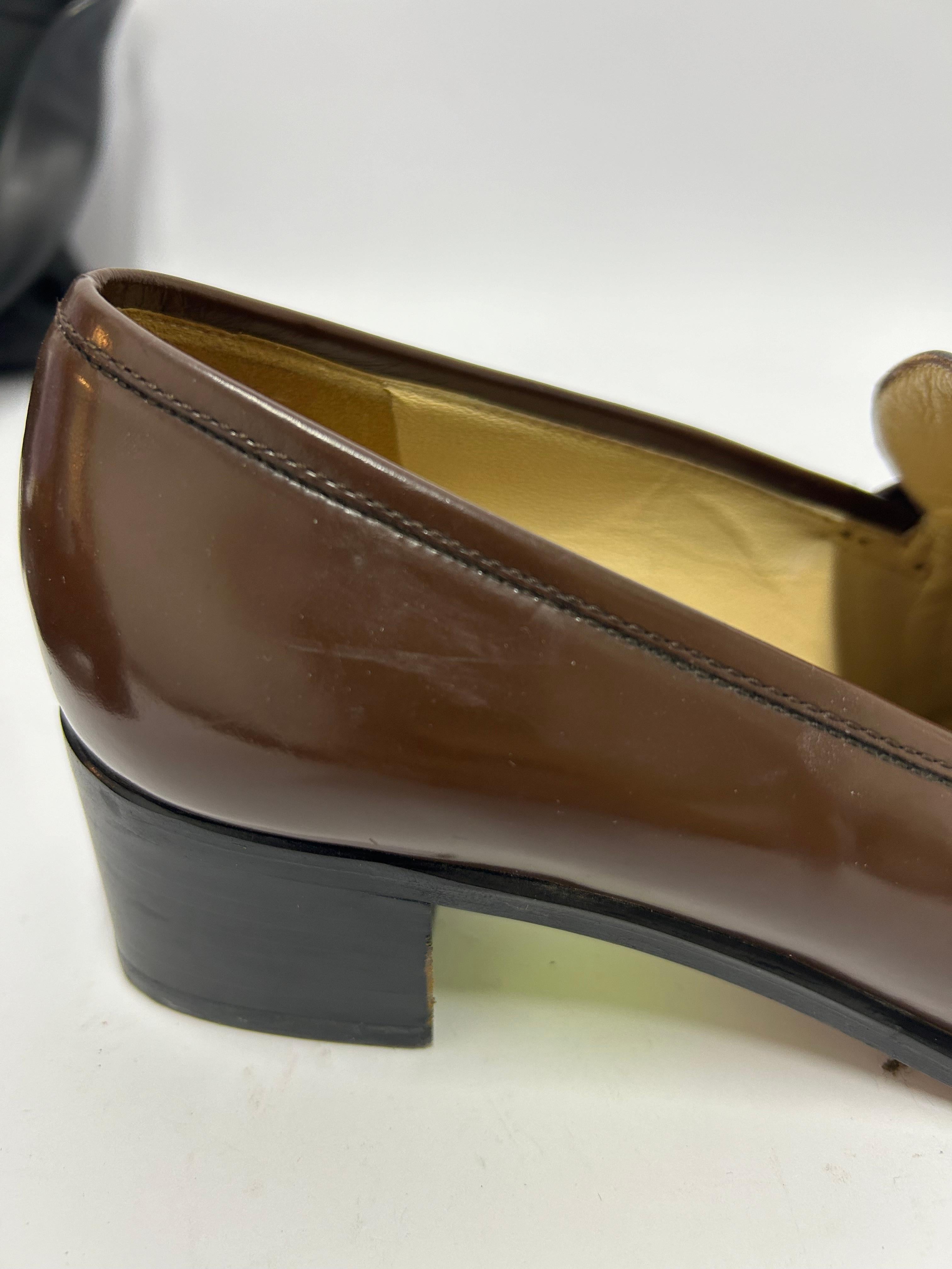 Gucci Horsebit Loafers aus Leder, Größe EU 36,5 im Angebot 14