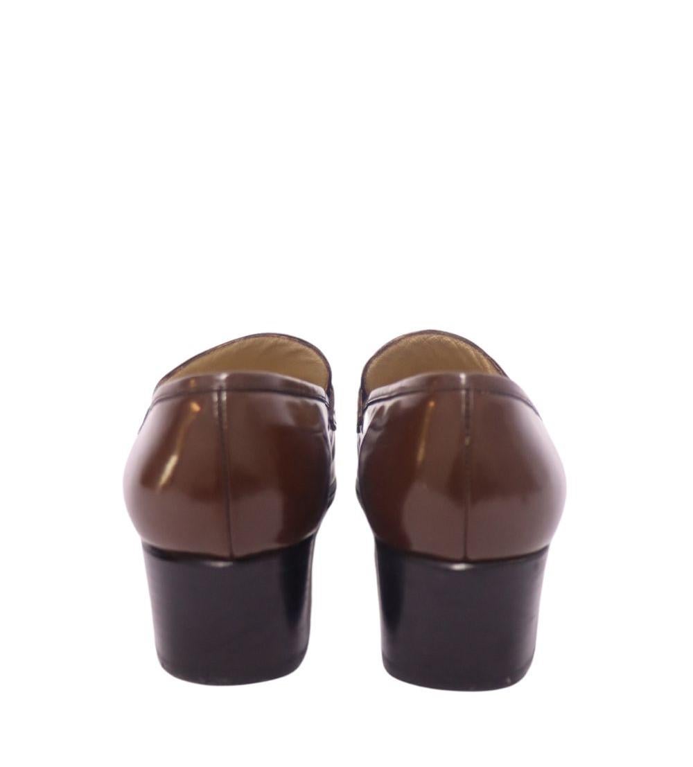 Gucci Horsebit Loafers aus Leder, Größe EU 36,5 im Zustand „Gut“ im Angebot in Amman, JO