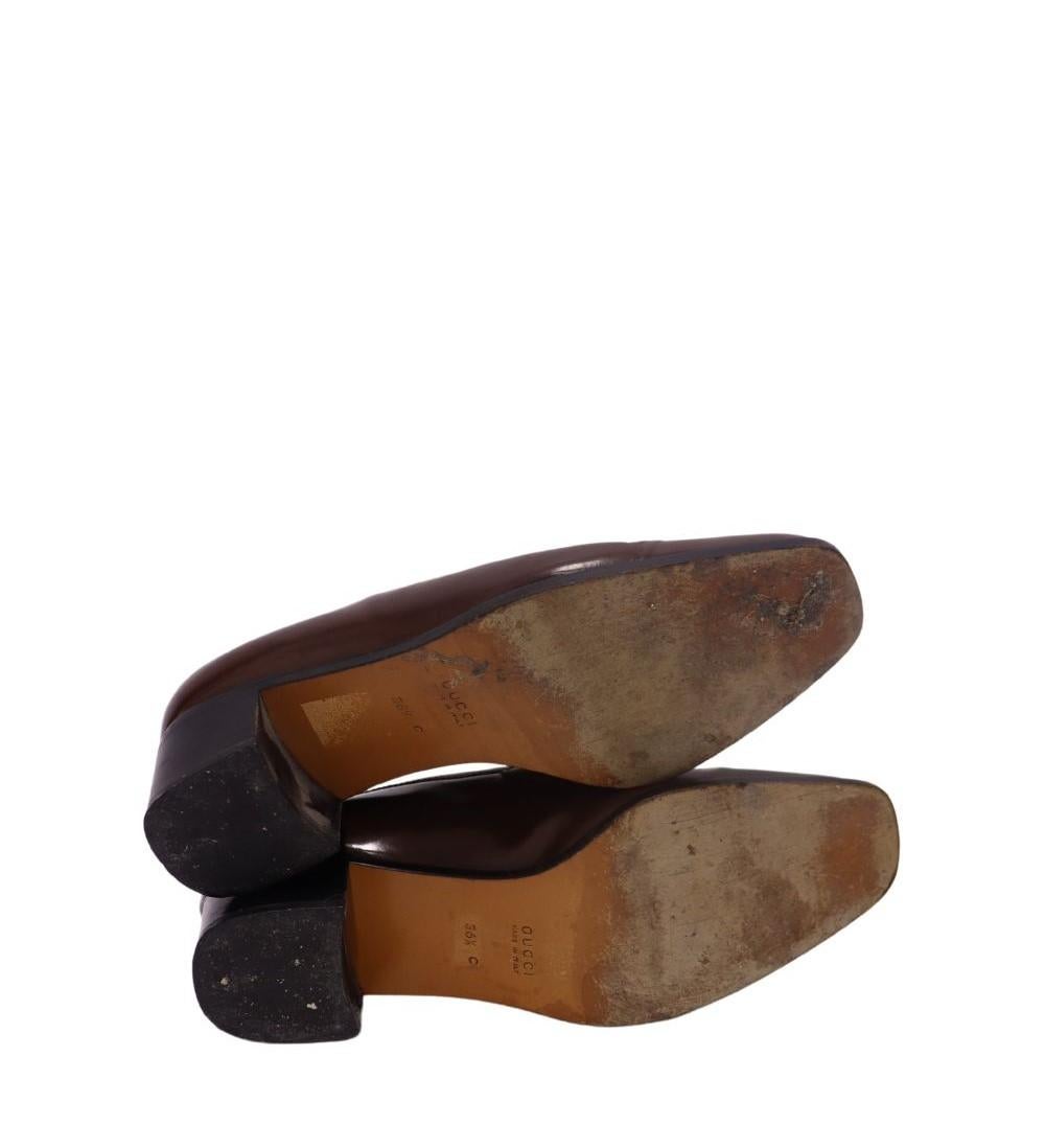 Gucci Horsebit Loafers aus Leder, Größe EU 36,5 im Angebot 1