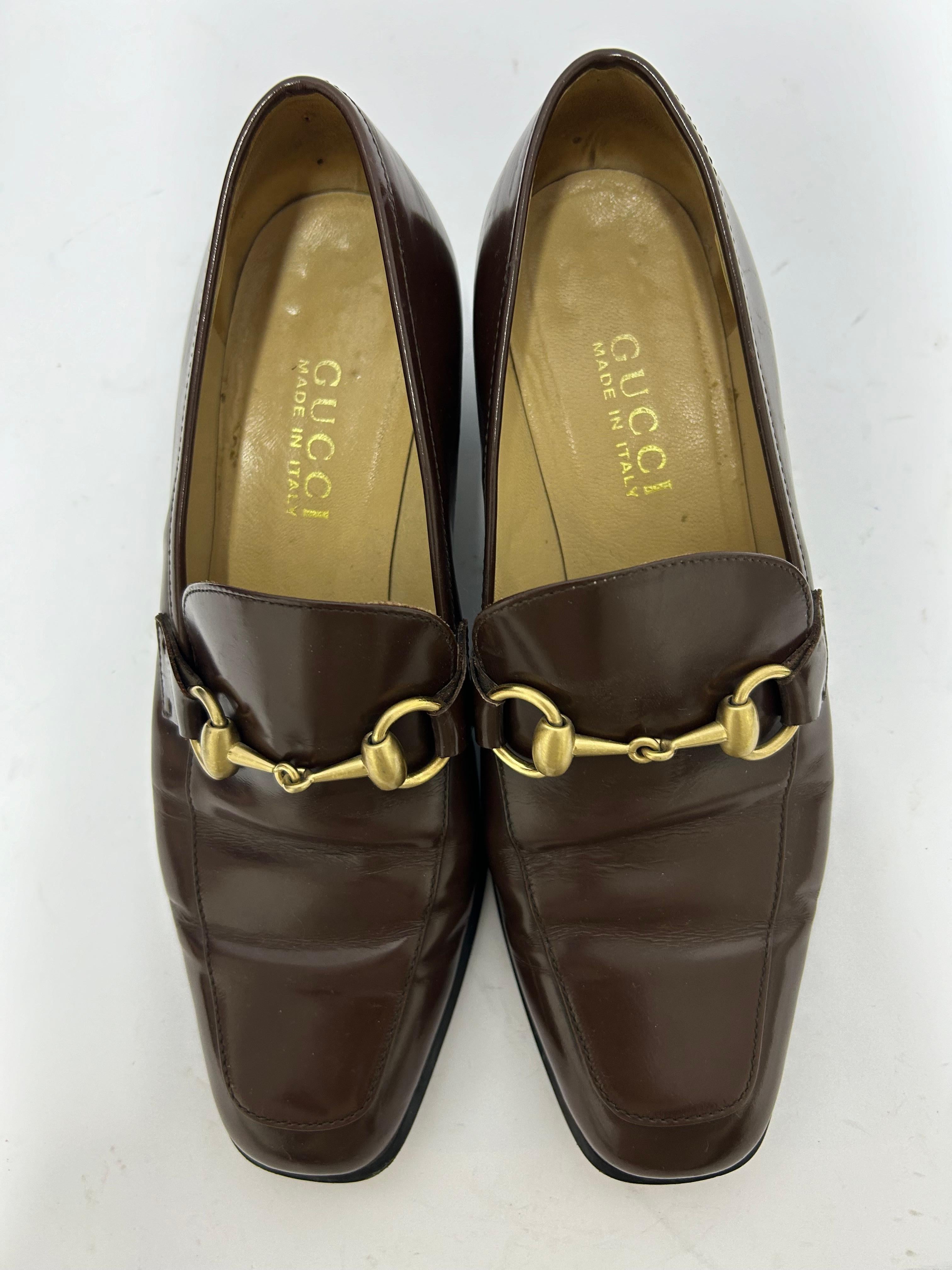 Gucci Horsebit Leather Loafers Size EU 36.5 2