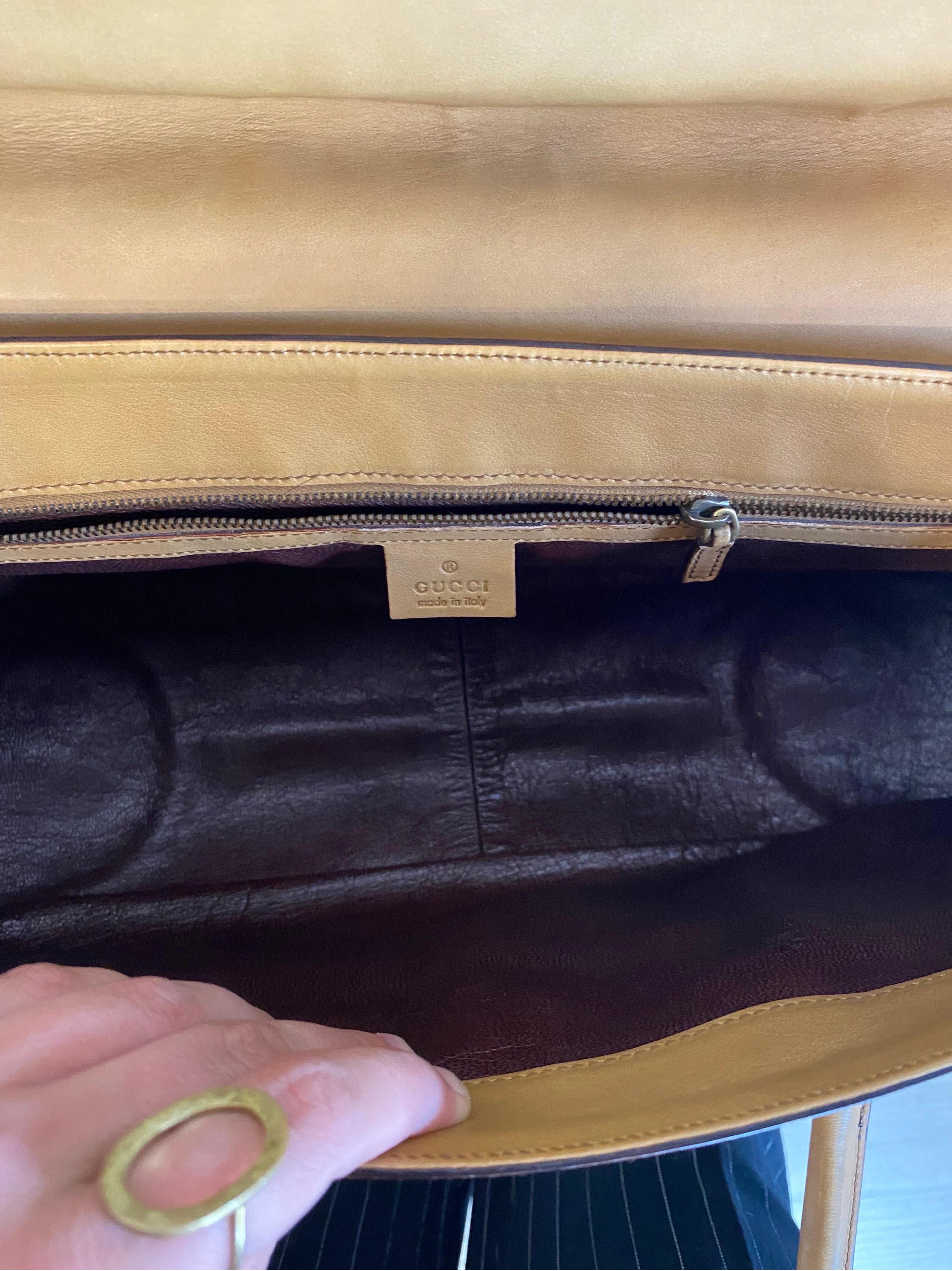 da uomo o donna Maxi borsa in pelle Horsebit di Gucci in vendita