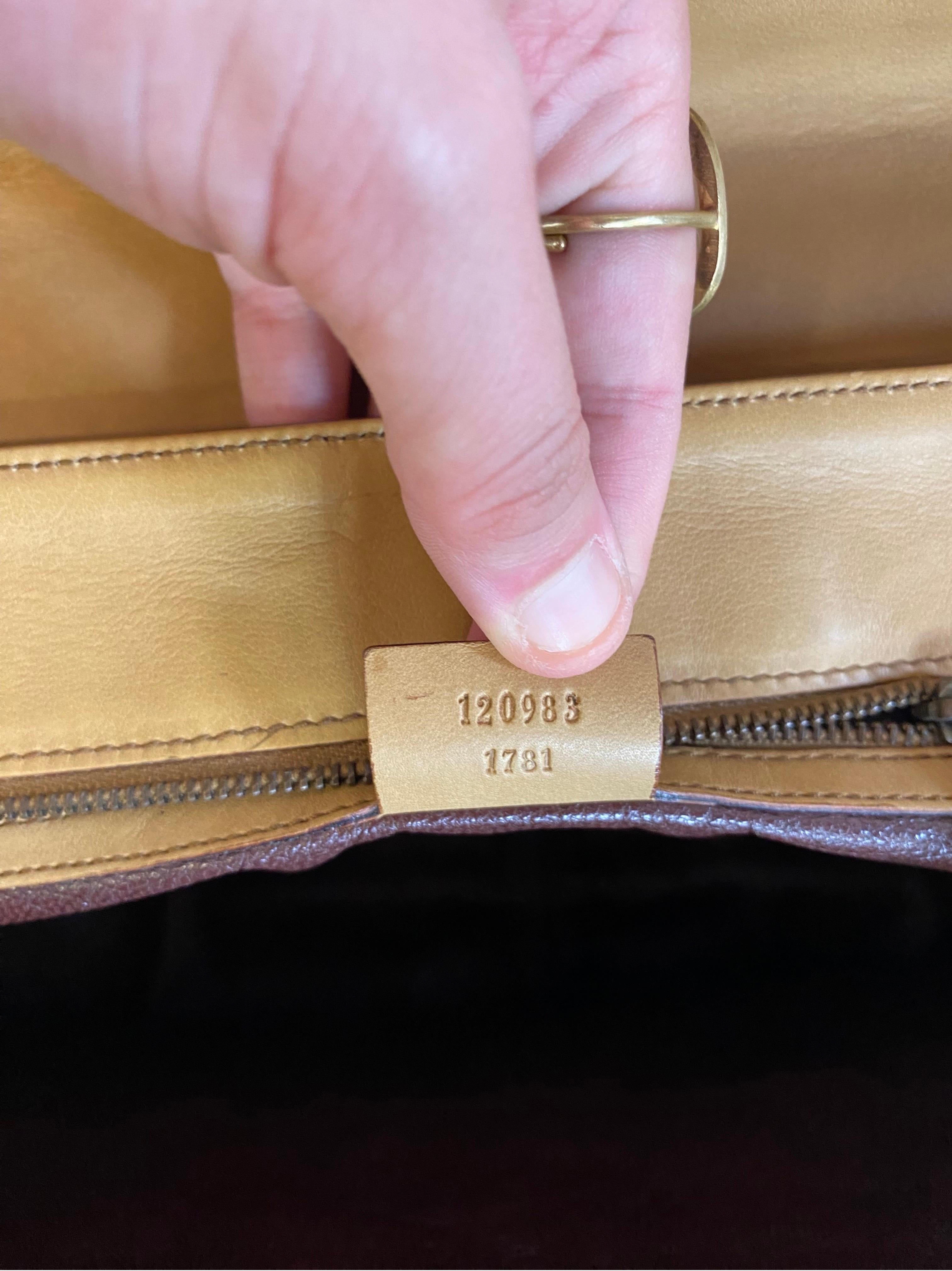 Maxi borsa in pelle Horsebit di Gucci in vendita 2