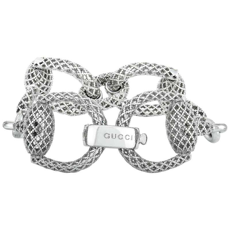 Gucci horsebit bracelet silver Clearance