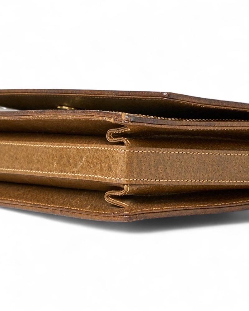 Gucci Horsebit Medium GG Supreme Marrone en vente 4